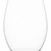 Plumm Set of 4 Red Wine Stemless Glass Clear