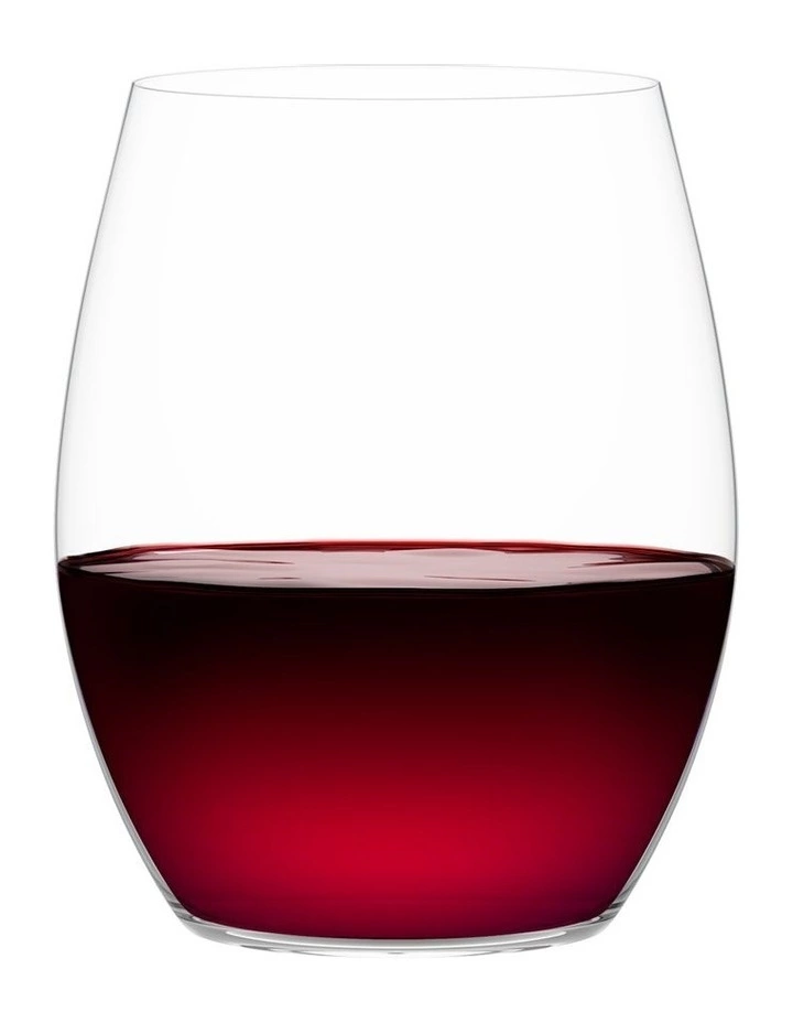 Plumm Set of 4 Red Wine Stemless Glass Clear 2 Plumm Set of 4 Red Wine Stemless Glass Clear - Image 2